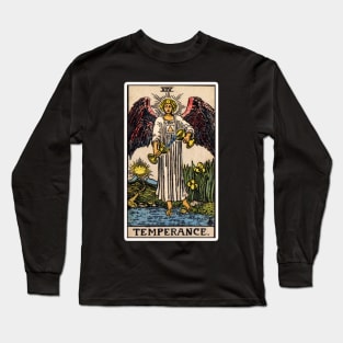 XIV. Temperance Tarot Card Long Sleeve T-Shirt